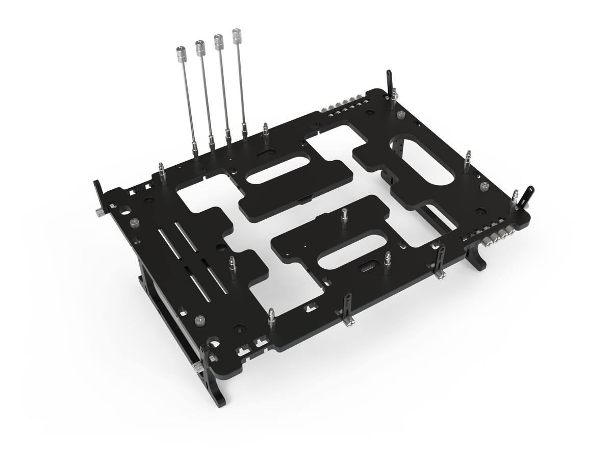 STREACOM BC1 V2 Open Benchtable Black | PCパーツ,PCケース,ベンチ台