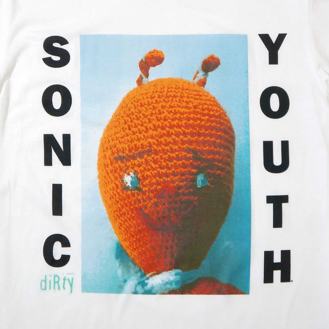 SONIC YOUTH ソニックユース Tシャツ Dirty - White | OSOMALO バンドT