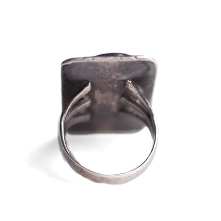 1940s Vintage Navajo ナバホ族 ターコイズ オン シルバースクエア