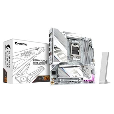 GIGABYTE B850 AORUS STEALTH ICE ATXマザーボード ホワイト｜B850 A