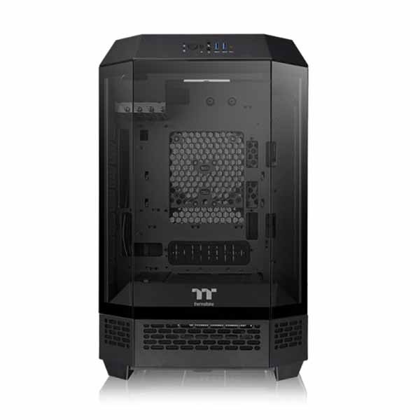 Thermaltake The Tower 300 Black 八角柱デザインのミニタワー型PC