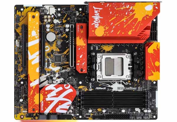 ASRock B650 LiveMixer ストリーマー向けATXマザーボード｜B650