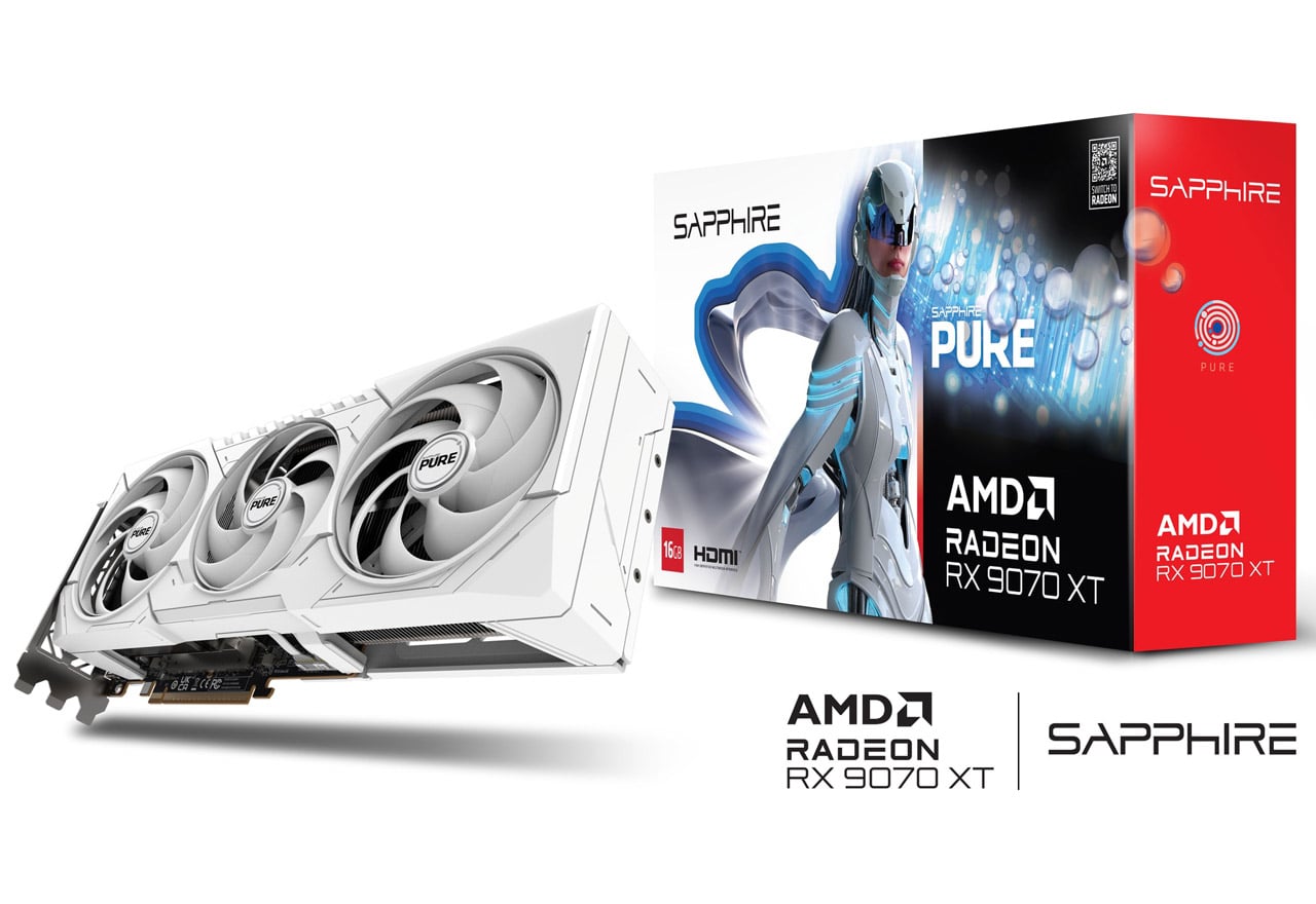 Sapphire PURE Radeon RX 9070 XT GAMING OC 16GB GDDR6 グラフィック