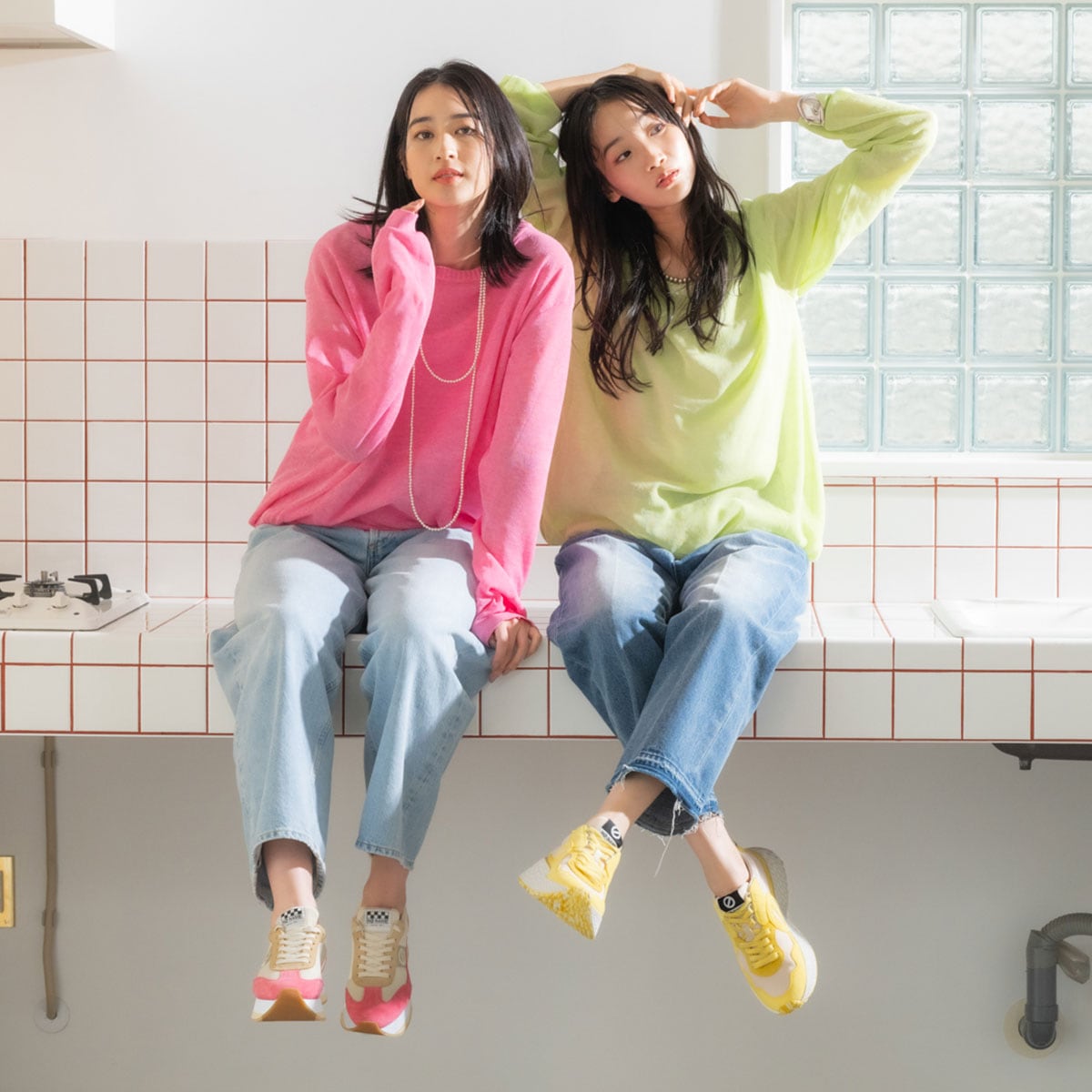 ファイナルセール30%OFF]NO NAME ノーネーム FLEX-51112W-PINK