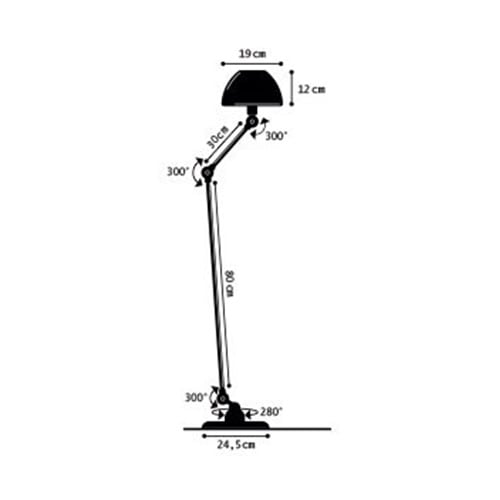 JIELDE AICLER AIC833 CURVE FLOOR LAMP | Lighting&Electricity,Floor