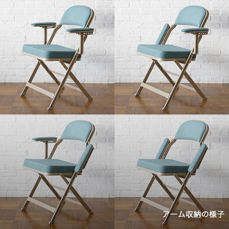 CLARIN FOLDING CHAIR WITH ARM | Metal Products,Chair, Stool