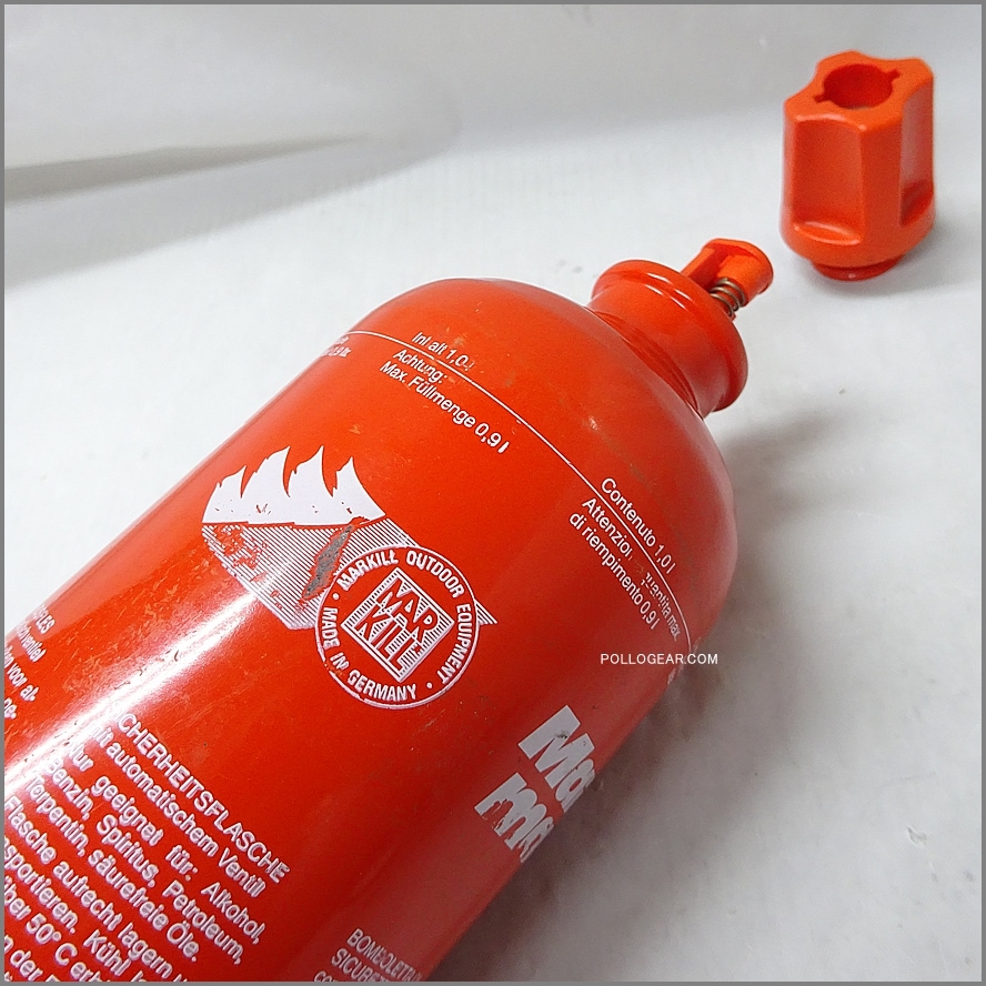 MARKILL マルキル　燃料アルミボトル MARKILLマルキル 1Lアルミ水筒ボトル Vintage 80's ドイツ製 - メルカリ