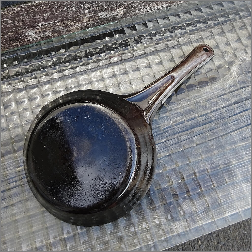 カウボーイフライパン　ヴィンテージ　COLDHANDLE L &G Vintage ColdHandle L&G Cowboy FryingPan IronPan 鉄製 鉄フライパン