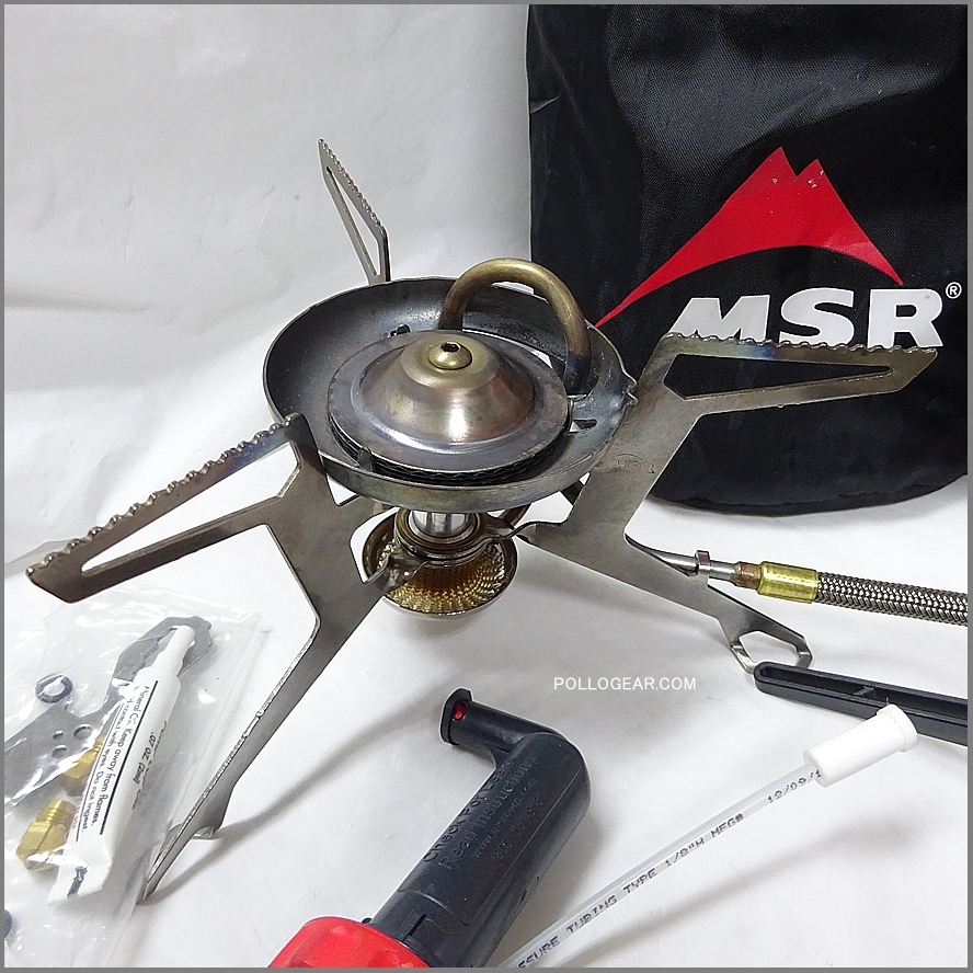 MSR ウイスパーライトストーブ（メンテナンスマニュアル付） MSRウィスパーライトインターナショナルのメンテナンスをした - 親子で