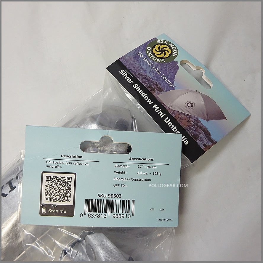 シックスムーンデザインズ シルバーシャドーミニ　折り畳み傘　日傘 Six Moon Designs Silver Shadow Mini / シックスムーンデザインズ