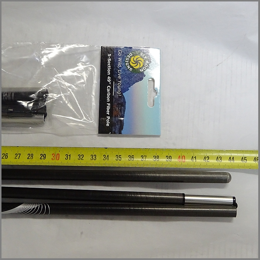 Sixmoon Designs 5セクションカーボンポール　124cm 49\" Six Moon Designs 5section Carbon Pole / シックスムーンデザインズ 5