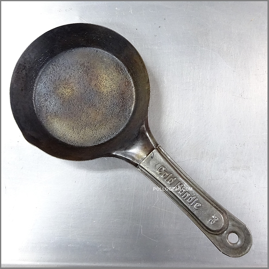 カウボーイフライパン　ヴィンテージ　COLDHANDLE L &G Vintage ColdHandle L&G Cowboy FryingPan IronPan 鉄製 鉄フライパン