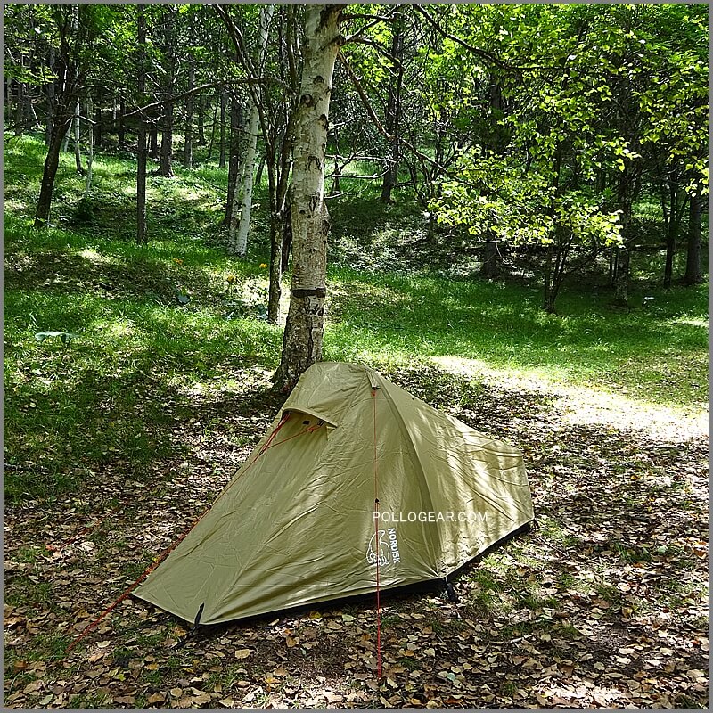 【旧ロゴ】　ノルディスク　nordisk 4×5 タープ　コットン 旧ロゴのNordisk(ノルディスク) NANDO250(現アスガルド7.1)[2019.07.02