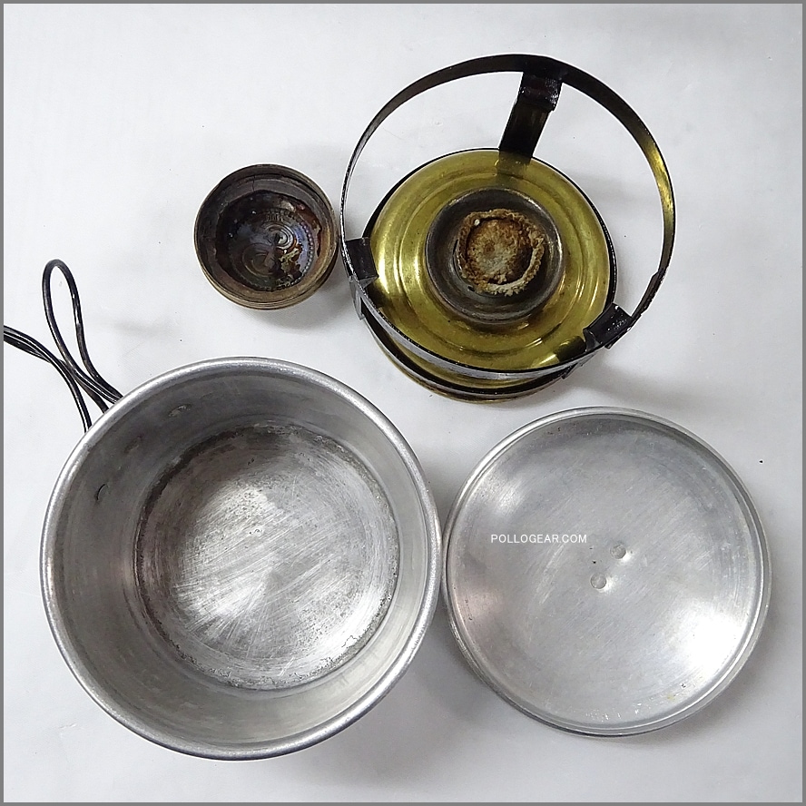 ビンテージアルコールストーブ　GLOGAU & CO 激レア 1940年代 スイス SIGG<BR>クッカー アルコールストーブ<BR>Aluminum