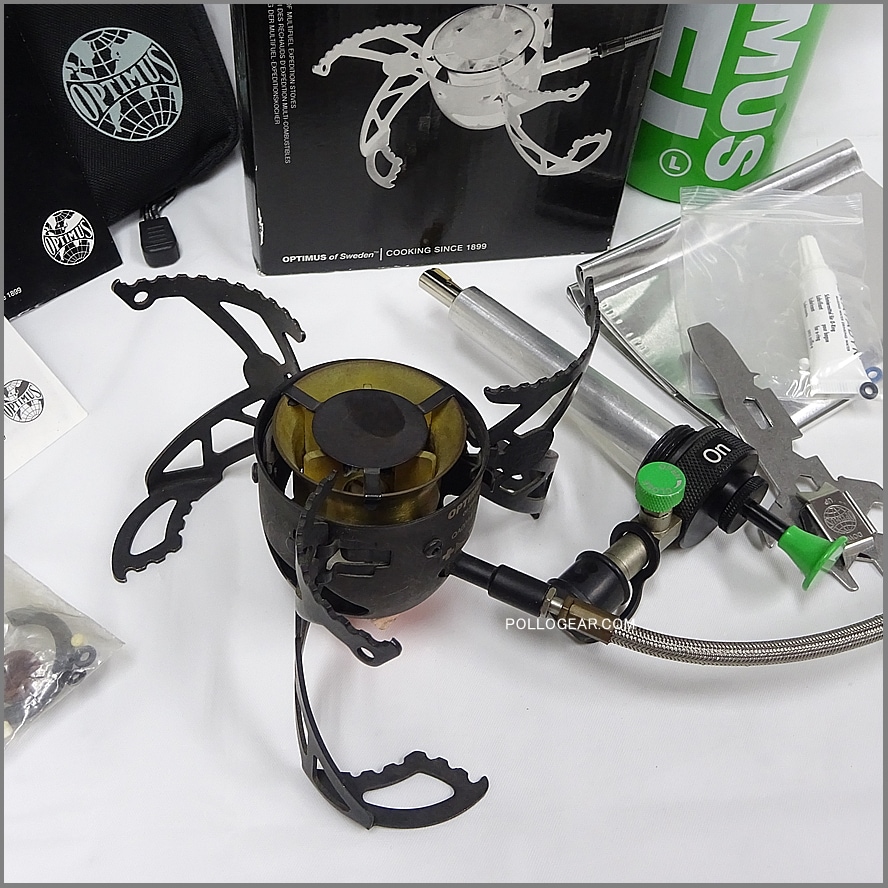 OPTIMUS NOVA ガソリン・灯油ストーブ新品未使用未点付属品多数付セット デッド Optimus No.85<BR>オプティマス ノバプラス<BR>NOVA＋ 未使用品