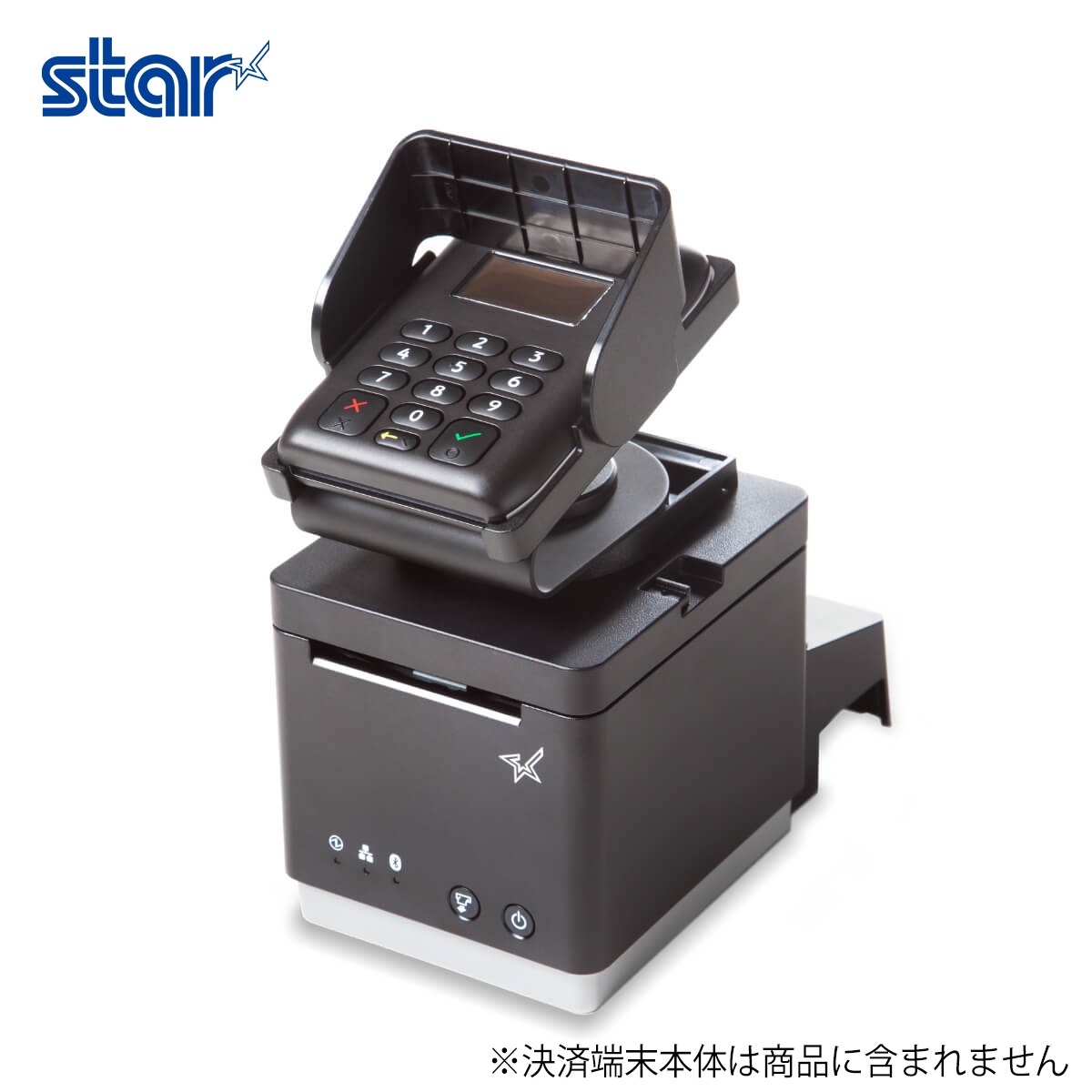 スター精密 決済端末スタンド (Miura製M010) mC-Stand MCST-P111BK