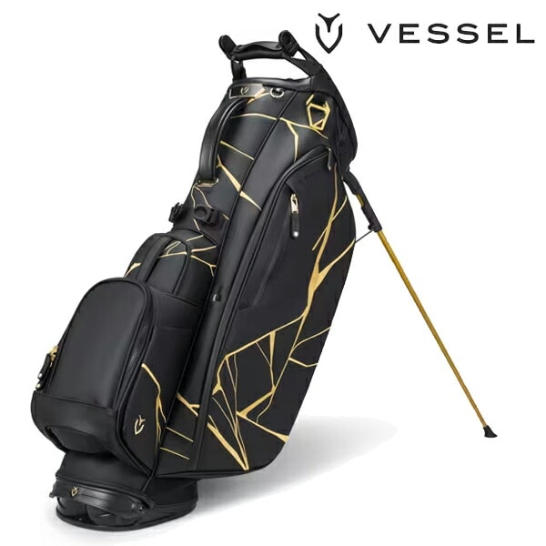 Vessel ベゼル ブラウン ゴルフバッグ APX Staff APX Staff | VESSEL GOLF