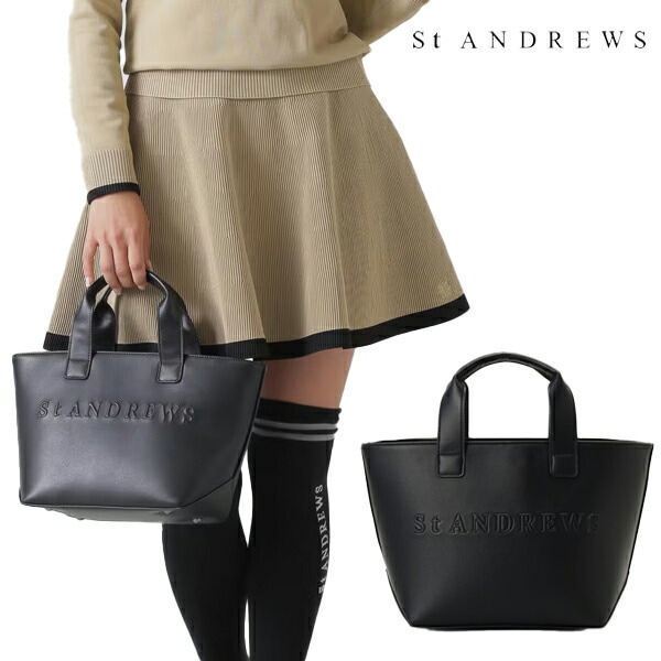 セントアンドリュース 2024年秋冬モデル ユニセックス 合皮ロゴ カート