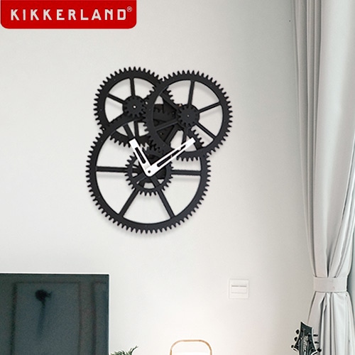 キッカーランド トリプルギアウォールクロック KIKKERLAND TRIPLE GEAR