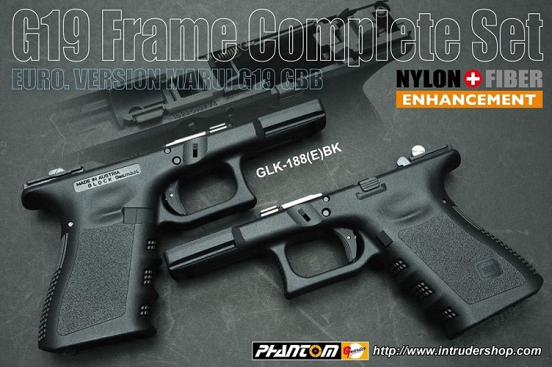 GUARDER マルイ グロック19/G19 Gen.3カスタムフレームセット (Euro