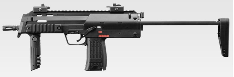 東京マルイMP7A1 電動ガン 付属品多数 東京マルイ] MP7A1 電動コンパクトSMG T1タイプドットサイト付き (中古