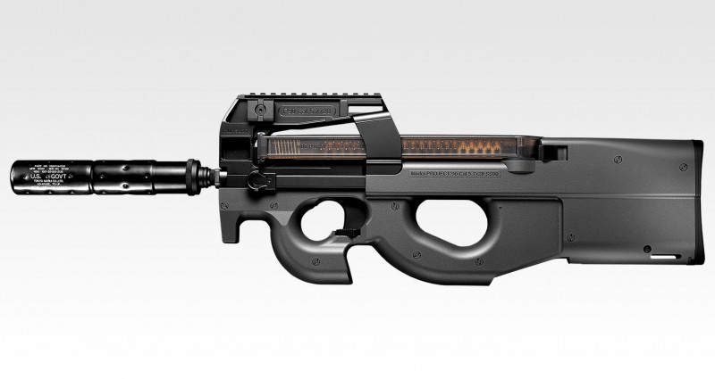 東京マルイ P90 電動ガン サイト付 トレーサー3本 動作未確認 P-90 TR - 電動ガン スタンダードタイプ | 東京マルイ エアソフトガン