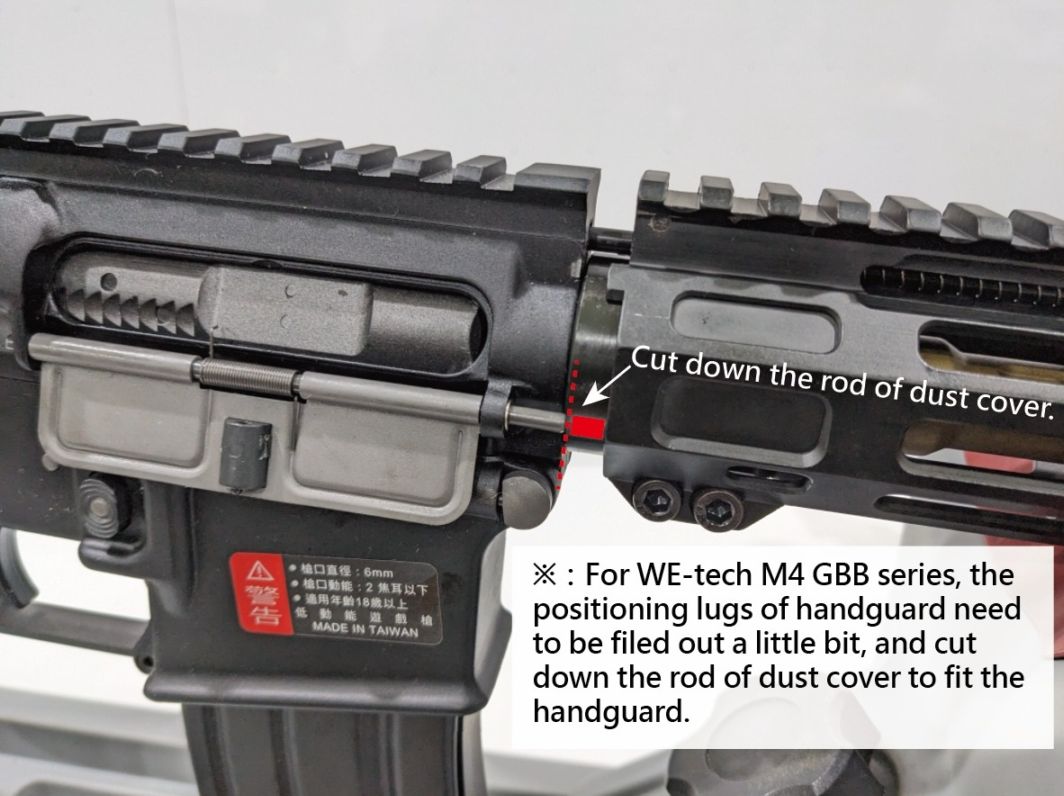 Maple Leaf ML-44 VFC/GHK/WE M4/AR15 フロントチャージング M-LOK