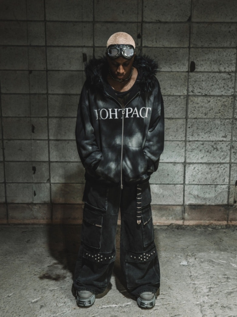 DIG YOUR OWN GRAVE】FUR ZIP HOODY (3color) | OUR BRAND,DIG YOUR