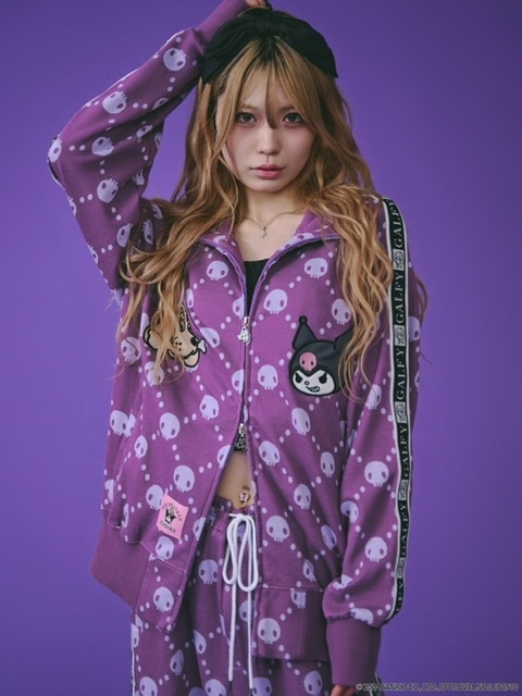 GALFY×KUROMI】ドクロだらけセットアップ / 【ガルフィー×クロミ】ロゴ