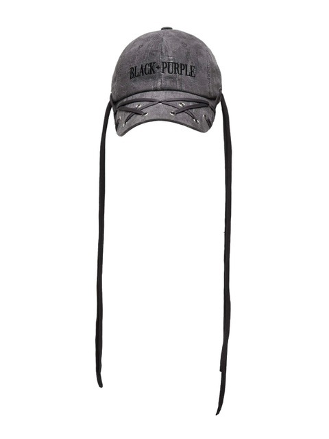 BLACK PURPLE】Vortex strap eyelet cap | OUR BRAND,BLACK PURPLE