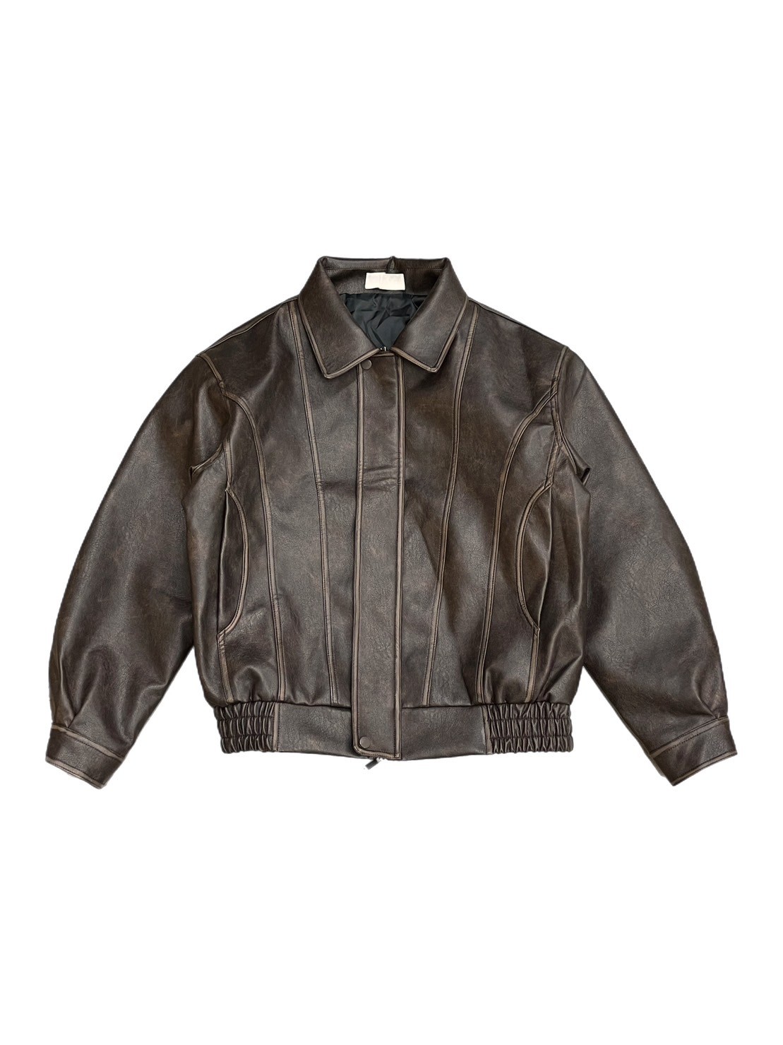 受注制【Chikashitsu +】leather blouson (2color) | OUR BRAND