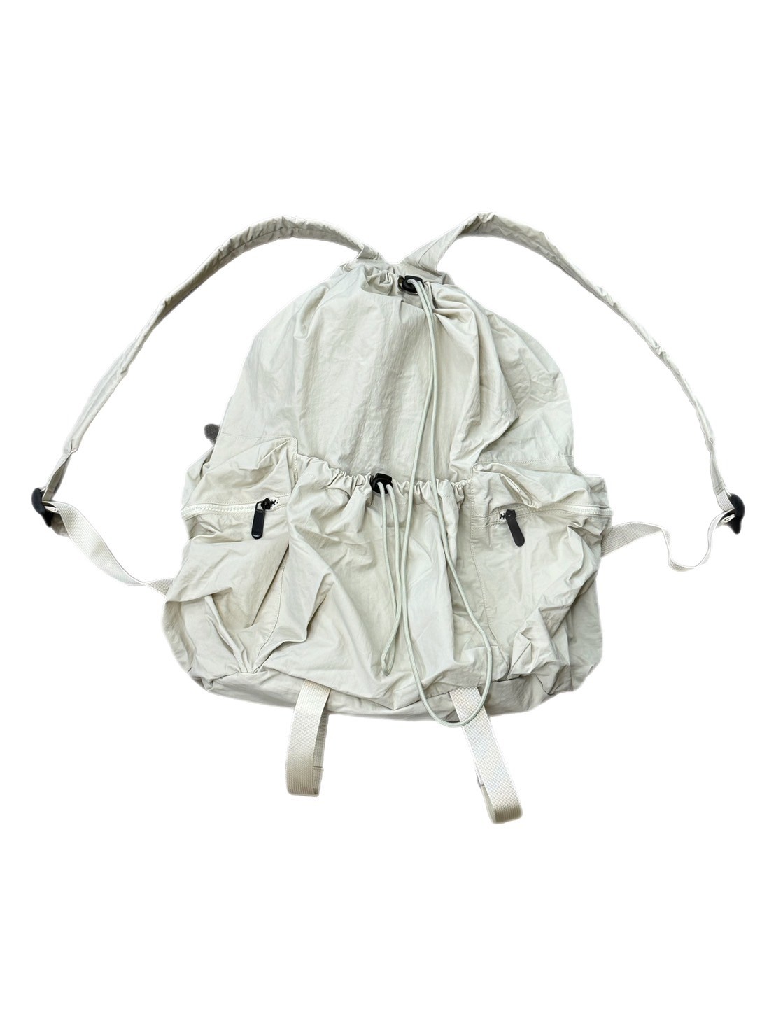 受注制【Chikashitsu +】pocket string backpack (2color