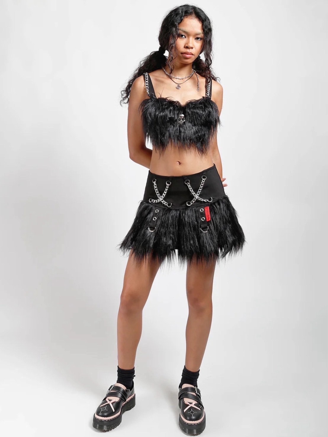 TRIPP nyc】FUR-TASTICS SKIRT[IO4660] / 【トリップ ニューヨーク