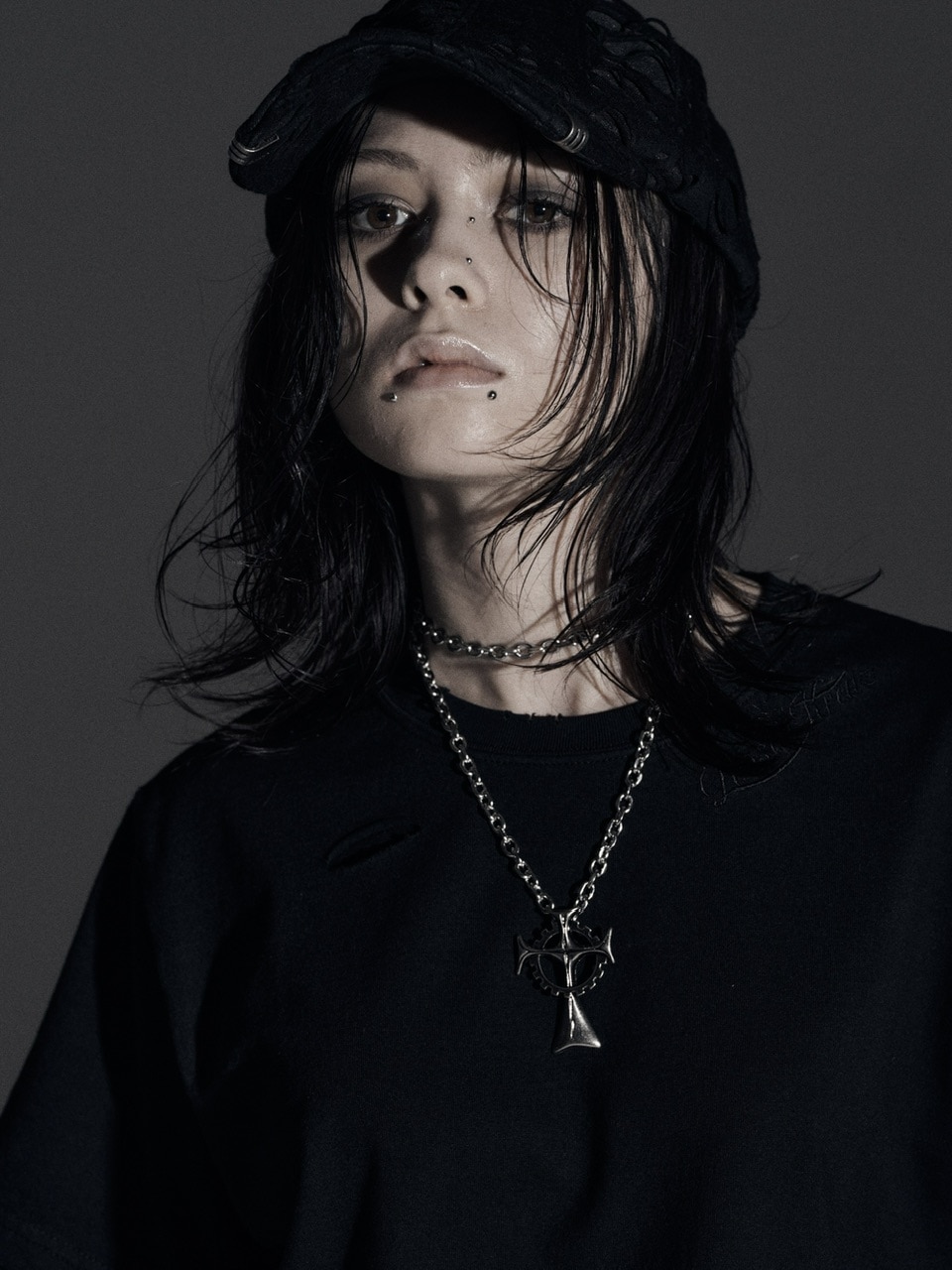 Rosen Kreuz】GUILTY CROSS LARGE NECKLACE | OUR BRAND,Rosen Kreuz