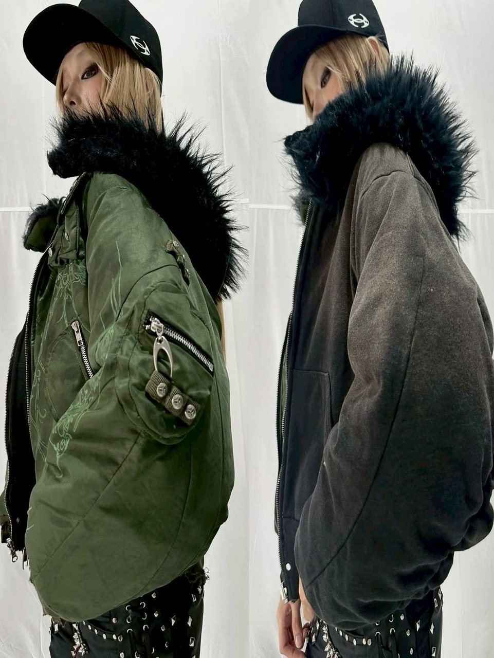 Cozy world Wide】COZY CHAOS REVERSIBLE BOMBER JACKET / 【コージー