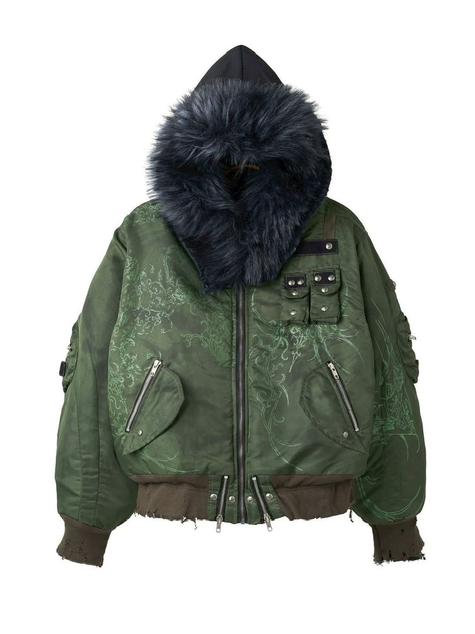 Cozy world Wide】COZY CHAOS REVERSIBLE BOMBER JACKET / 【コージー