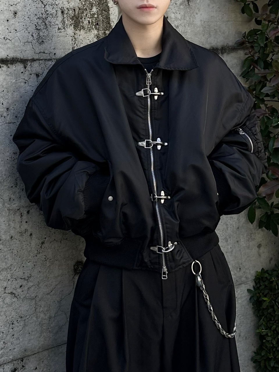 大阪店WEB限定【Chikashitsu +】fireman MA-1 jacket