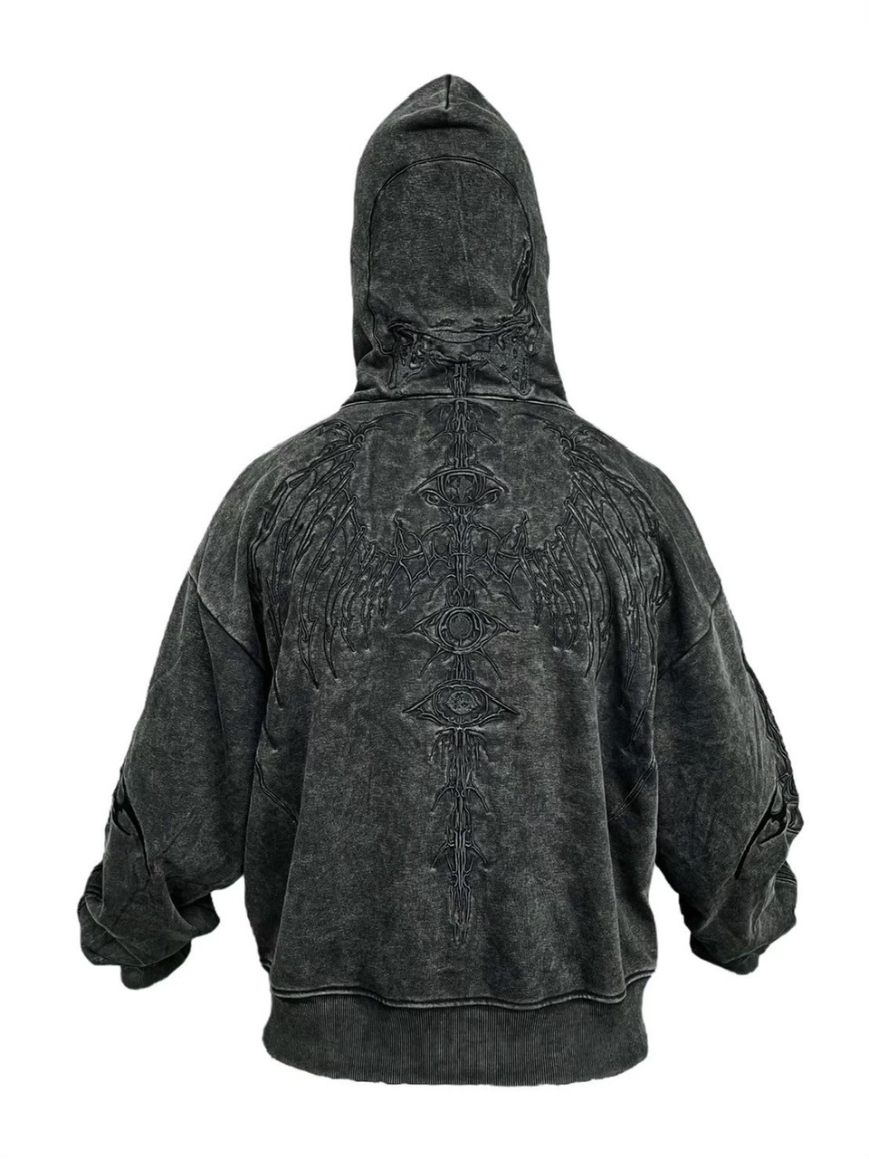 UNIZ】SKELETON KNIGHT HOODIE / 【ユニズ】刺しゅうロゴダブル