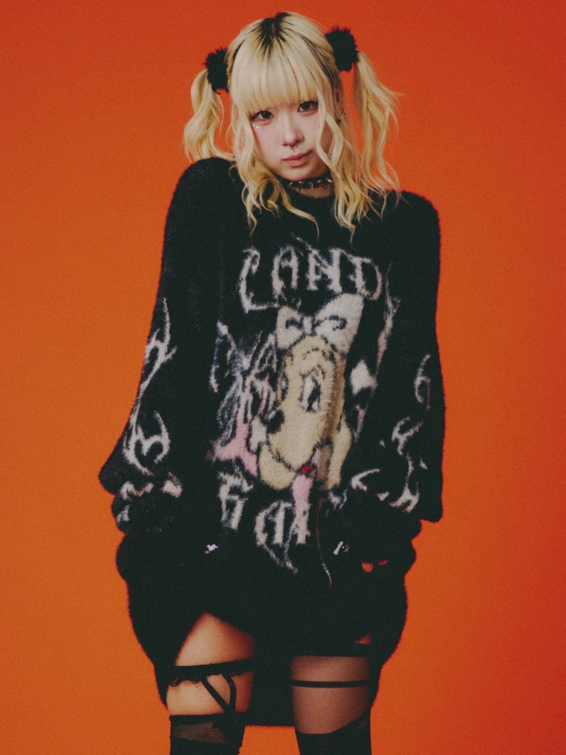 GALFY】ふわふわダークキャンディーニット | OUR BRAND,GALFY