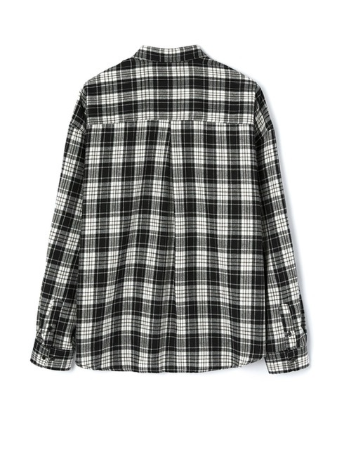 DNSR】Oversized flannel check shirt | OUR BRAND,DNSR | PRESSING