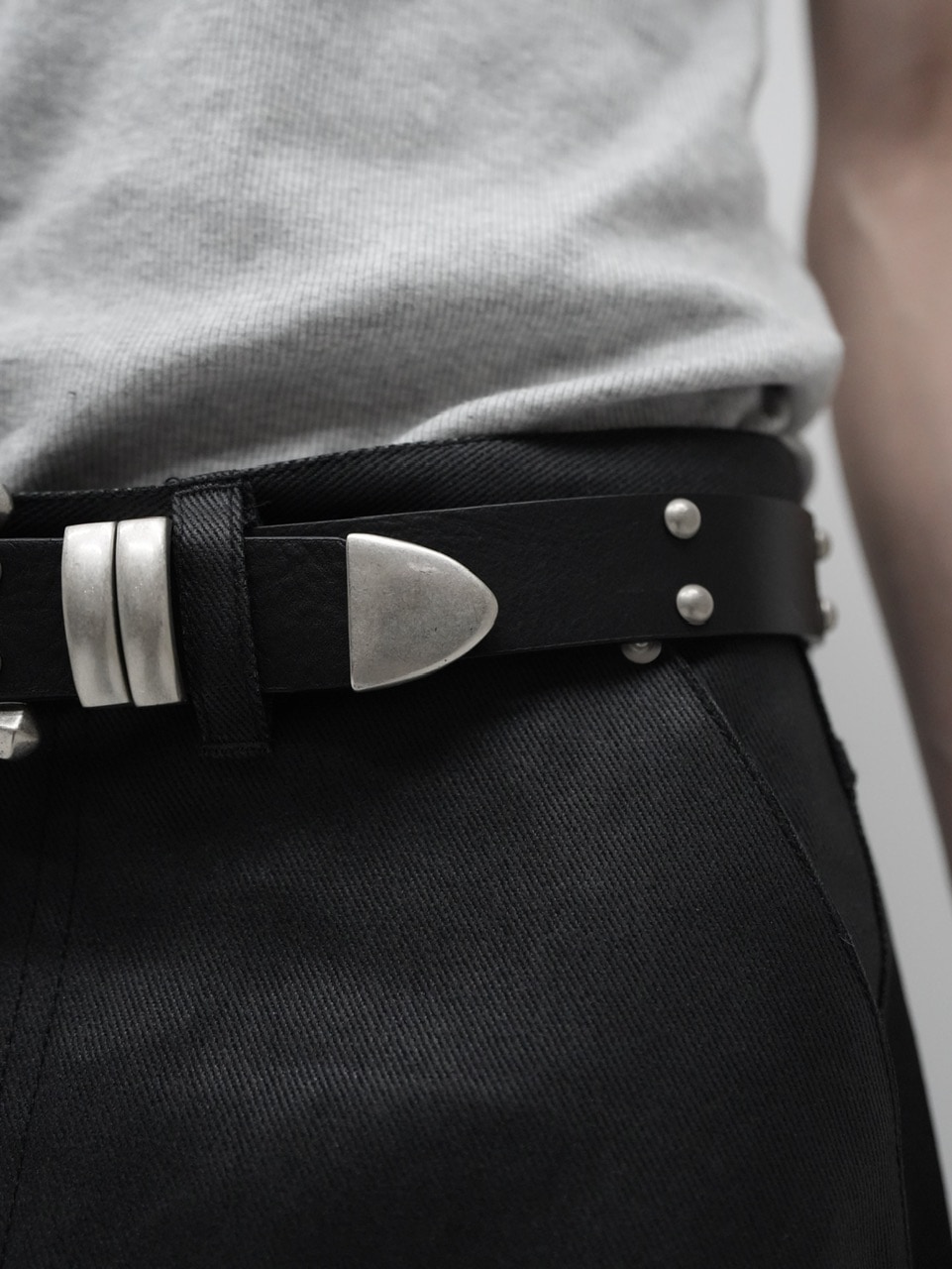 CS】STUDS LEATHER BELT | OUR BRAND,Chikashitsu +,CS | PRESSING WEB