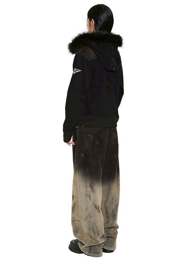 AAKAM】Fur Camo Contrast Jacket | OUR BRAND,AAKAM | PRESSING WEB SHOP