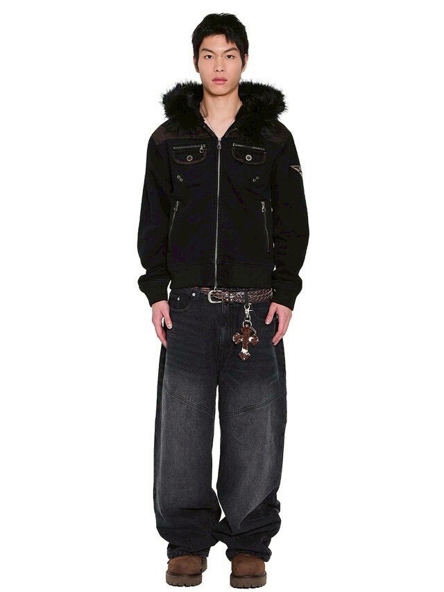 AAKAM】Fur Camo Contrast Jacket | OUR BRAND,AAKAM | PRESSING WEB SHOP