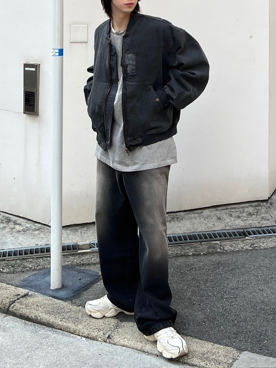 大阪店WEB限定受注制【Chikashitsu +】pigment MA-1 blouson | OUR