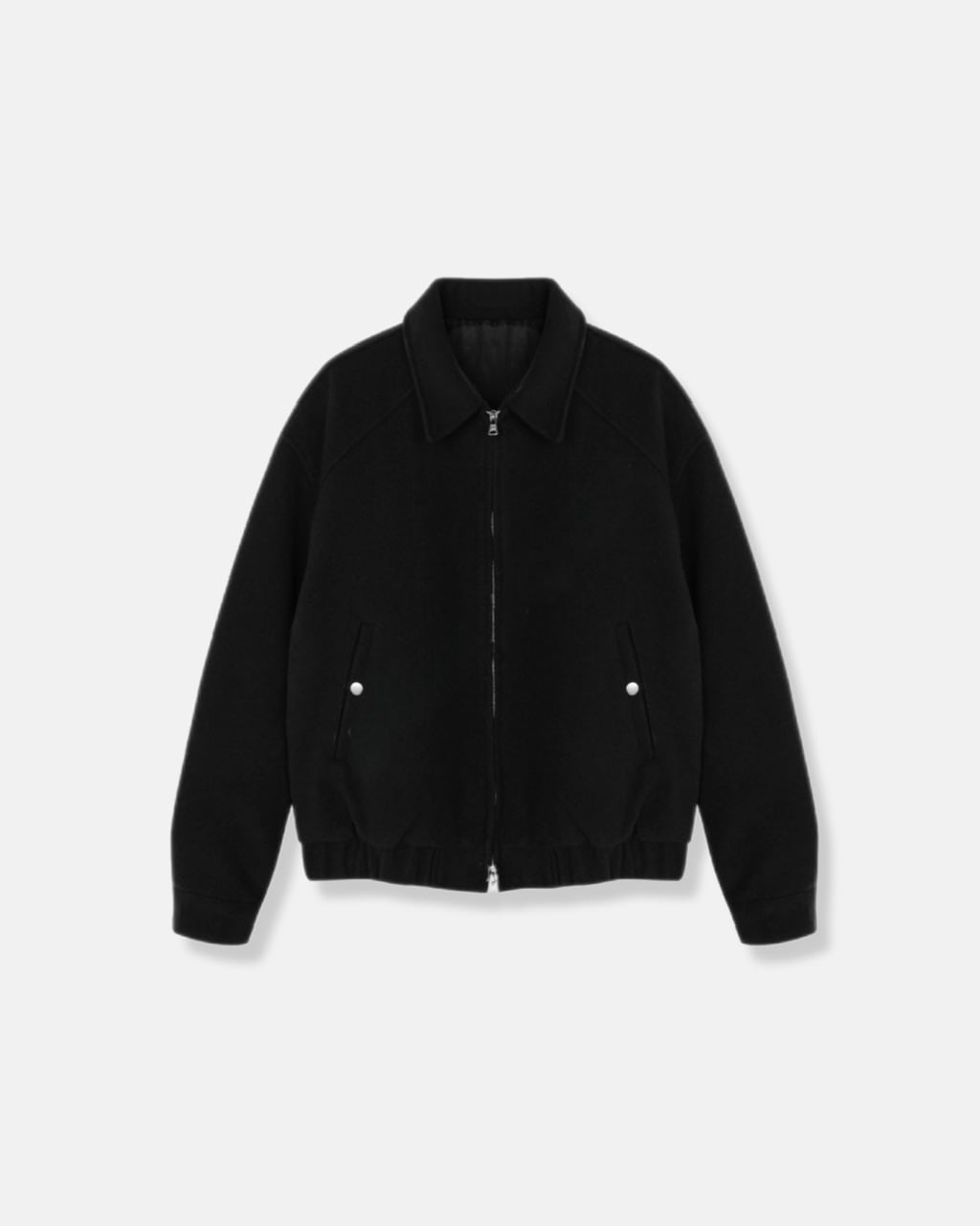 東京店WEB限定受注制【Chikashitsu +】cropped wool zip jacket