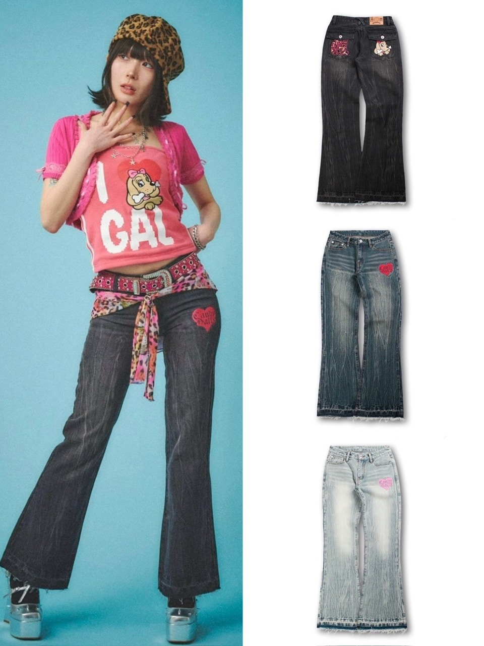 GALFY】GALローライズフレアデニム | OUR BRAND,GALFY | PRESSING WEB SHOP