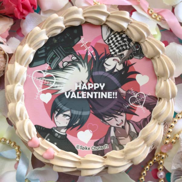 バレンタインプリケーキ2024（最原&百田&キーボ&王馬）【特典缶バッジ