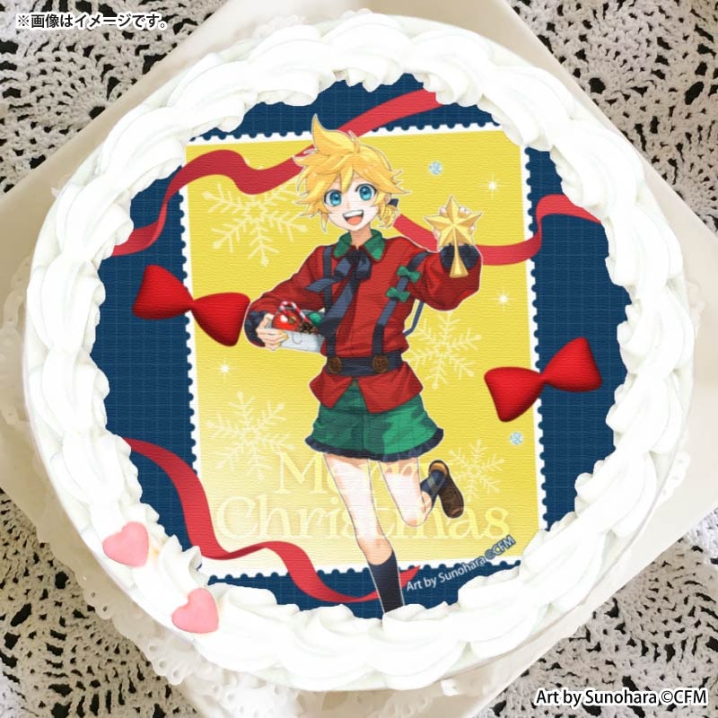 Xmasプリケーキ2025（鏡音レンB柄）【特典クリスマスカード付き
