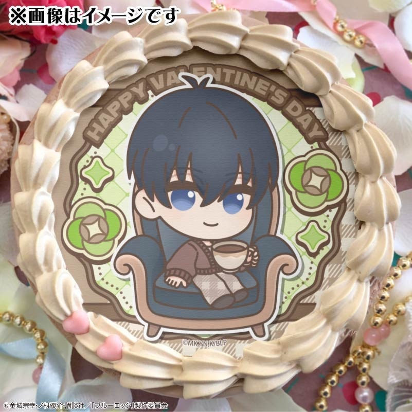 バレンタインプリケーキ2025（潔 世一）【特典缶バッジ付き】[ブルー