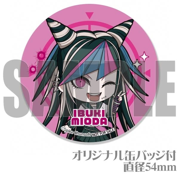 ダンガンロンパ ×戦国アスカZERO 澪田唯吹 コラボ缶バッジ